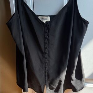 L'AGENCE Black Camisole Top